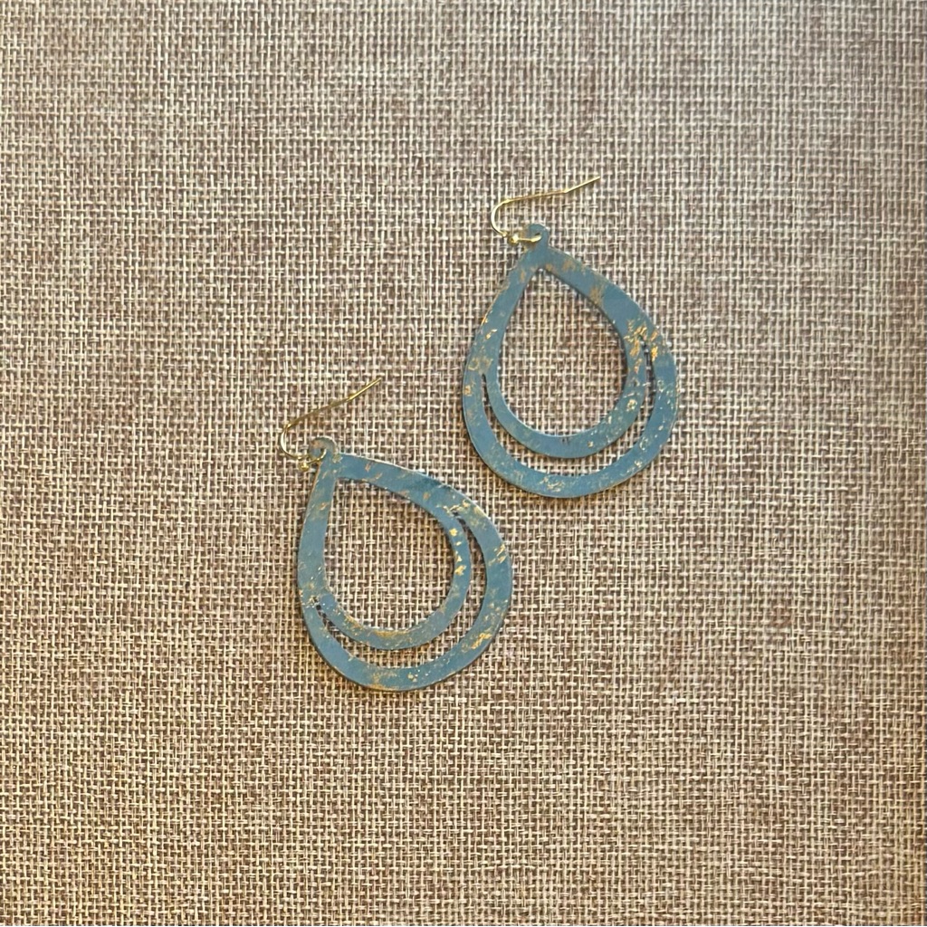 Noonday Collection Patina Teardrop Earrings 17$